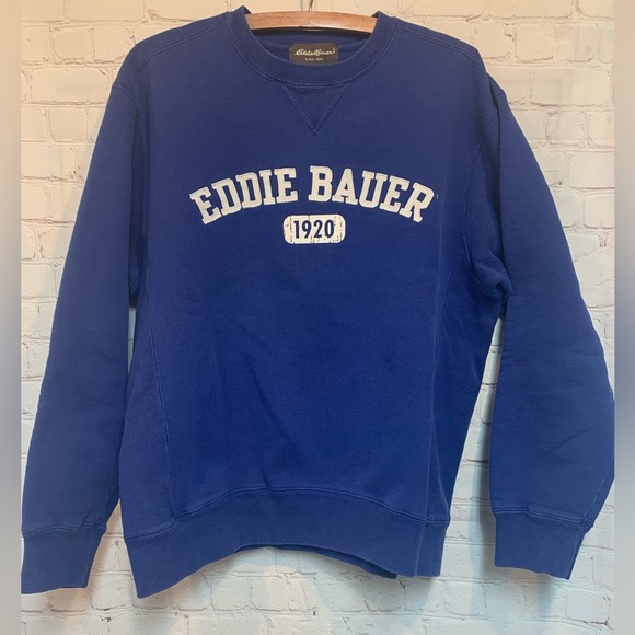 Eddie Bauer Other - Vintage Eddie Bauer Reverse Weave Blue Sweatshirt Size M​